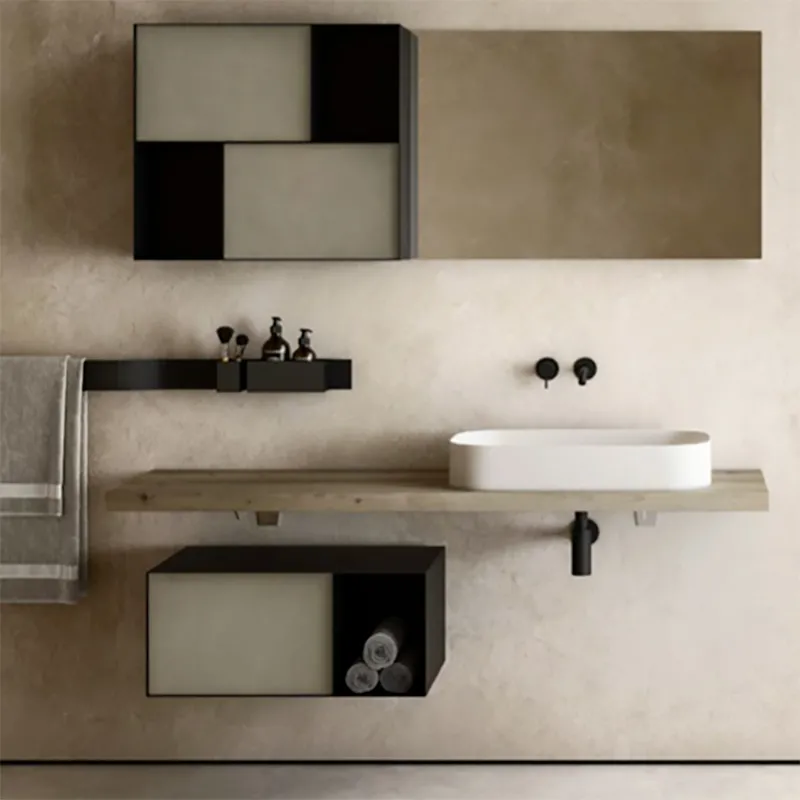 S120 Handtuchhalter mit Stahlzubehör Moab80