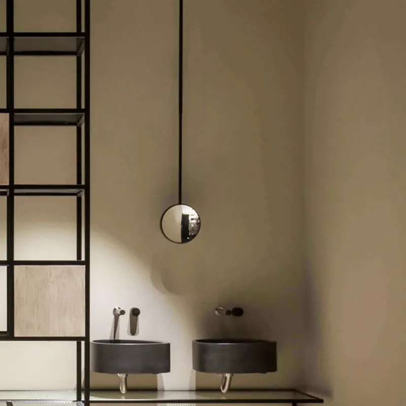 Deckenlupenspiegel aus Metall Moab80