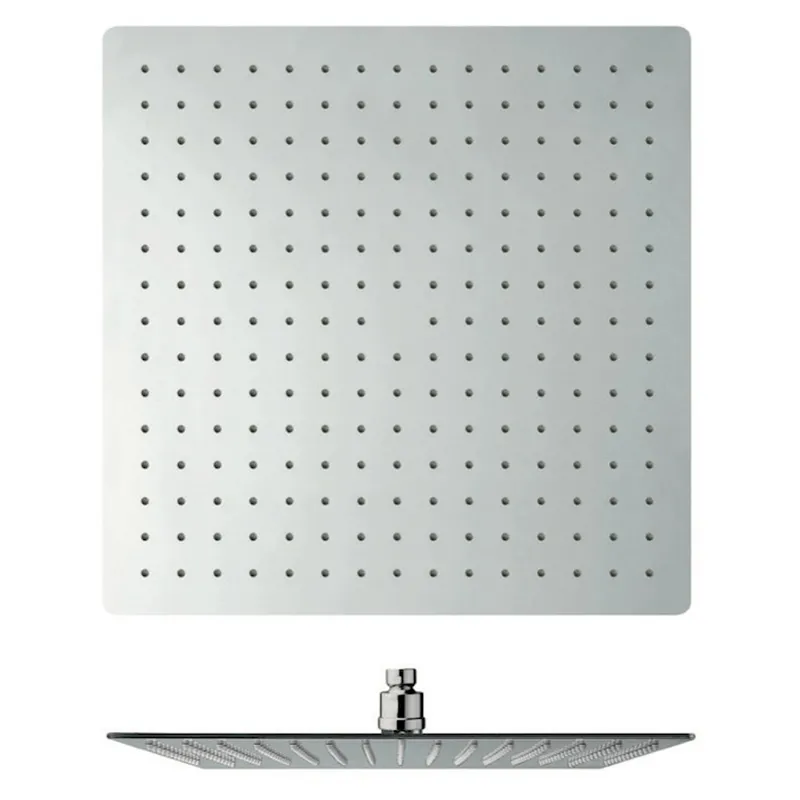 Kopfbrause SANDWICH PLUS 400 x 400 mm Inox Collection Cristina Rubinetterie