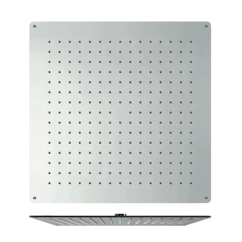Duschkopf zur Entkalkung an der Decke SANDWICH SPECIAL 440 x 440 mm Inox Collection Cristina Rubinetterie