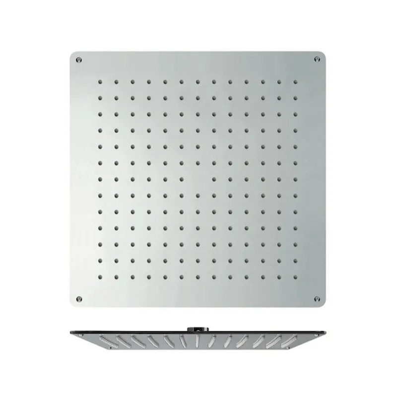 Duschkopf zur Entkalkung an der Decke SANDWICH SPECIAL 340 x 340 mm Inox Collection Cristina Rubinetterie