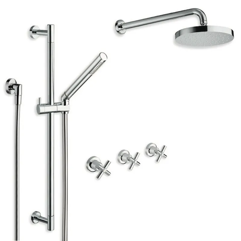Wandmontierte Duschsäule Exclusive Cristina rubinetterie