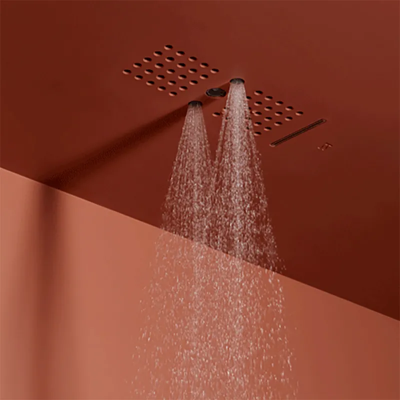 Versteckte Kopfbrause mit vier Funktionen Ghost combi antoniolupi