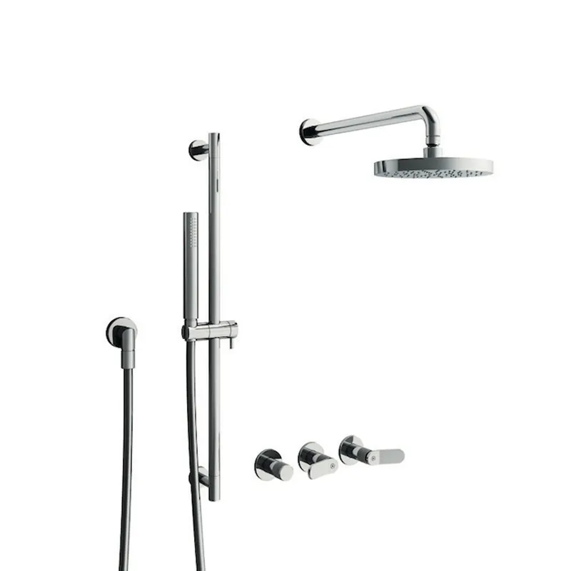 Zweigriff-Brausegarnitur für die Wandmontage East Side Cristina rubinetterie