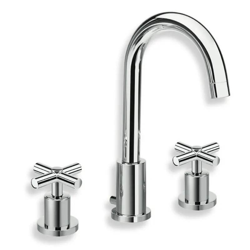 Einhebelmischer für Waschtisch mit drei Löchern Exclusive Cristina rubinetterie