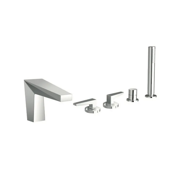 Wannen-Einhebelmischer mit 5 Löchern Fractal Cristina rubinetterie