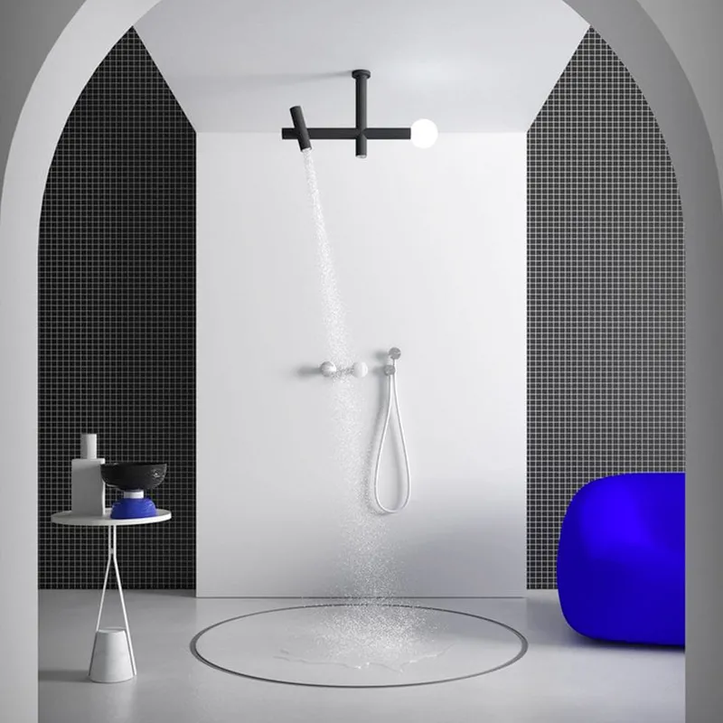 Kopfbrause zur Deckenmontage mit zwei Düsen Apollo4 antoniolupi