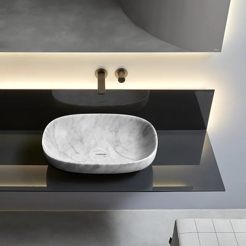 Ovales Waschbecken zur Ablage Ago60 antoniolupi