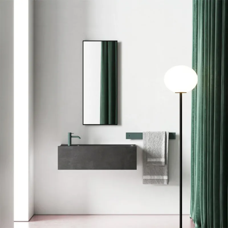 Hängendes Waschbecken aus Beton Elledue Moab80