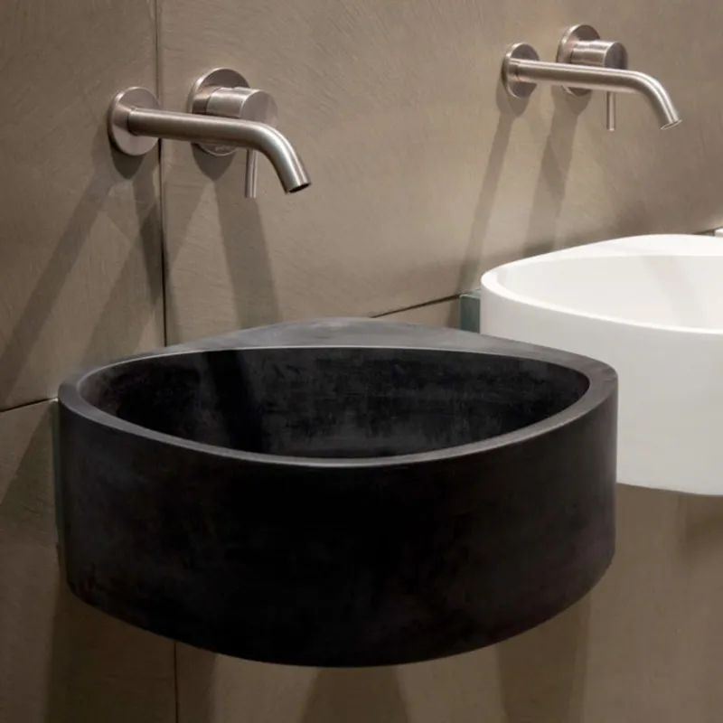 Hängendes Waschbecken aus Beton Elletre Moab80