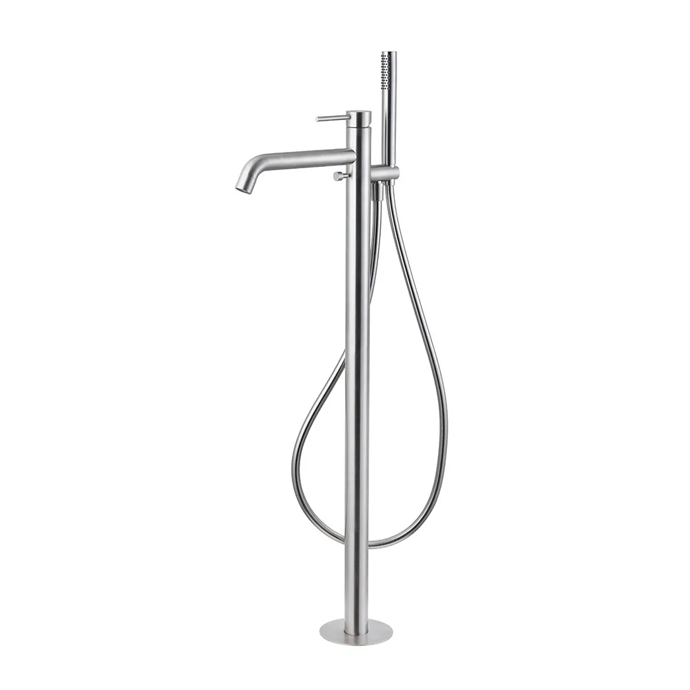 Freistehende Wannenbatterie X-Steel 316 Newform