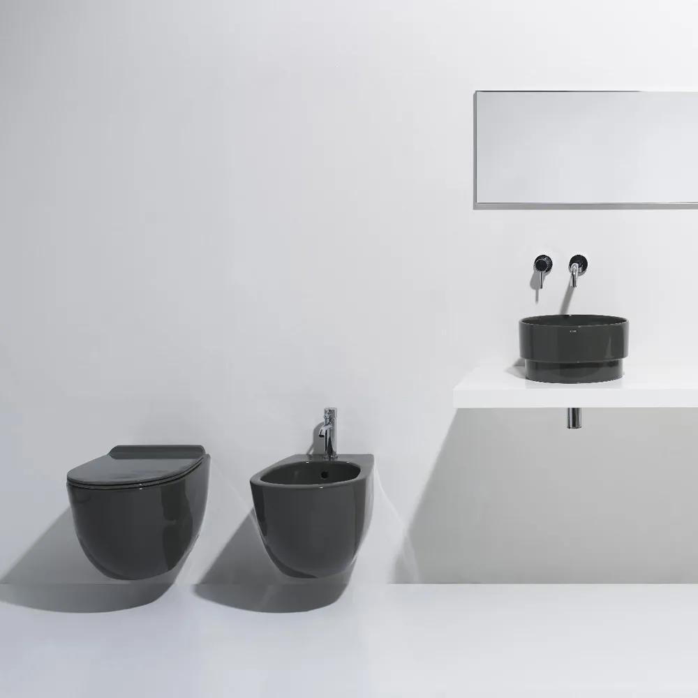 Runder Waschtisch graphit Po-mo Simas