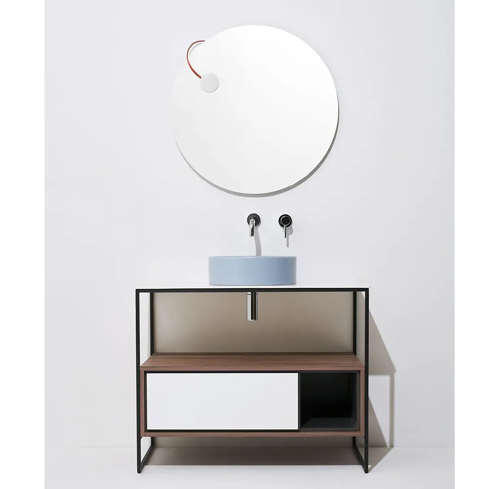 Unterbau mit rundem Waschbecken Pervinca Foriù Simas