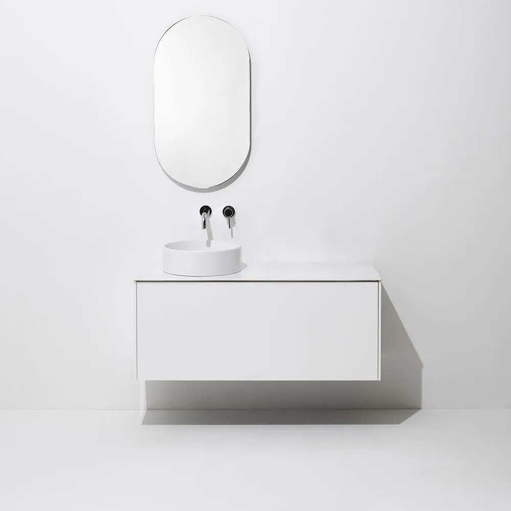 Wand-Badmöbel mit rundem Waschbecken Foriù Simas