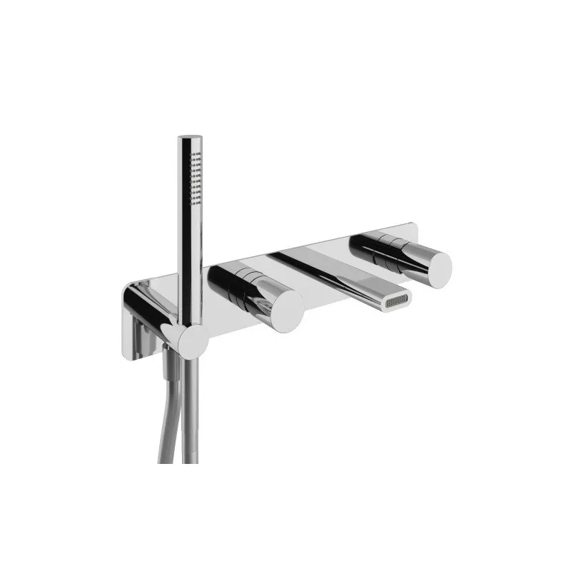 Einhebel-Wannen-/Brausebatterie für Unterputzmontage Nanotech Treemme