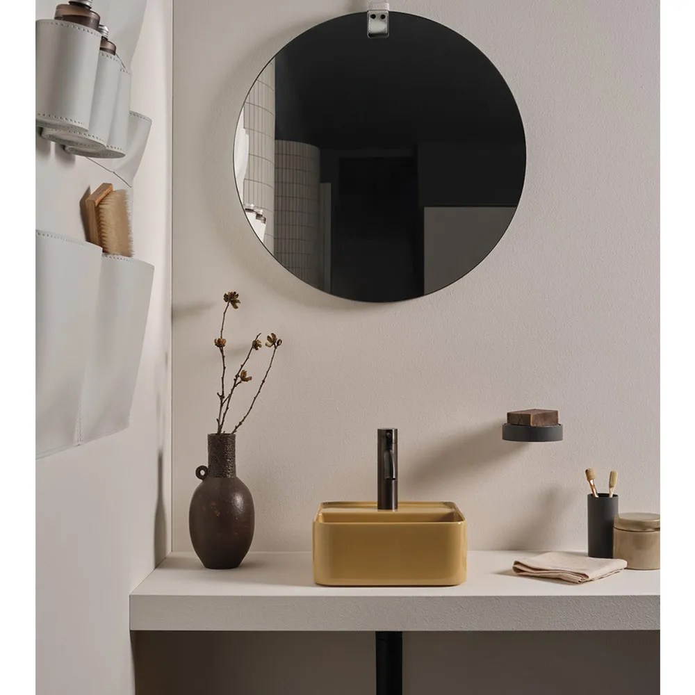 Waschbecken mit Spiegel Elle Oval Ceramica Cielo