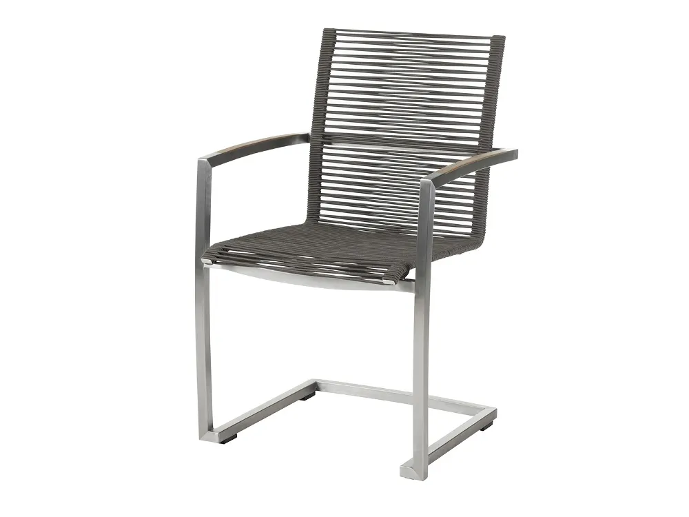 Diamond Garden Atlanta Swingstuhl Edelstahl/Rope