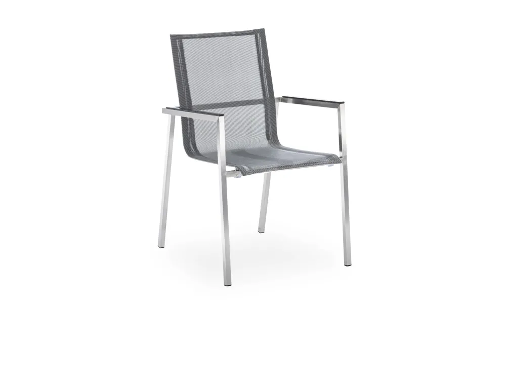 Niehoff Urban Stuhl Edelstahl/Batyline