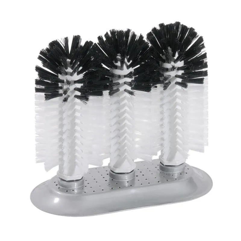 Gläserspülbürste 3 x 18 cm - Großsaugfuß