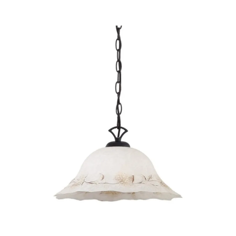 [I-L-7533] Hängelampe FOGLIA E27 1 Glühbirne (Ohne Glühbirne)