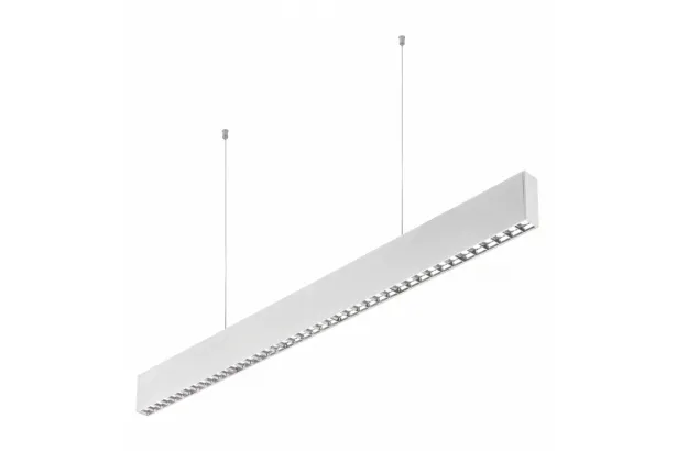 GTV Lineare LED Hängeleuchte VILANA 42W 120 cm weiß - neutralweiß (4000K)