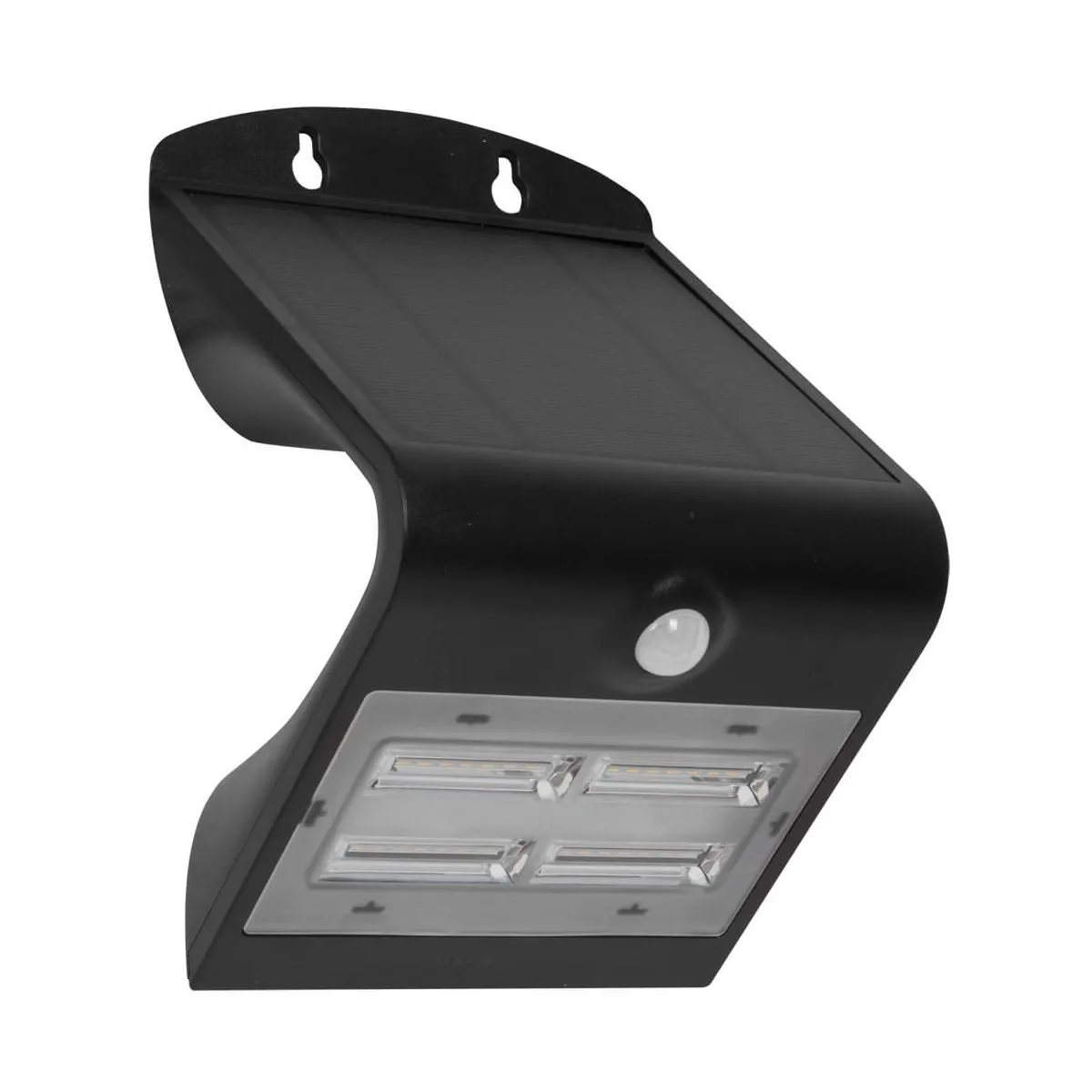 LED-Solar-Außenwandstrahler mit Bewegungsmelder