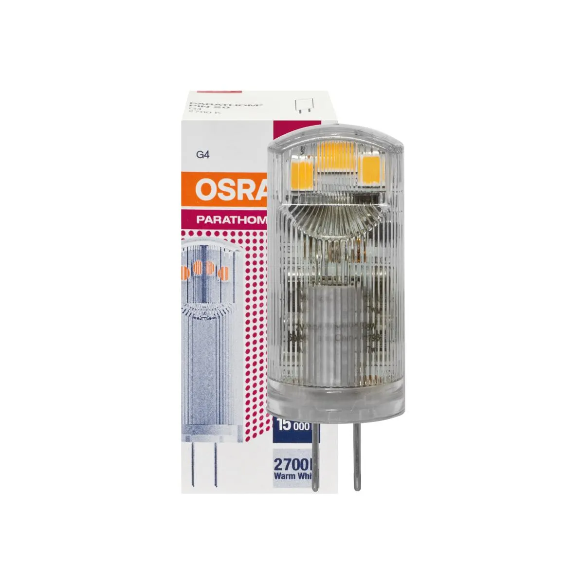 LED-Stiftsockellampe PARATHOM PIN G4/12V