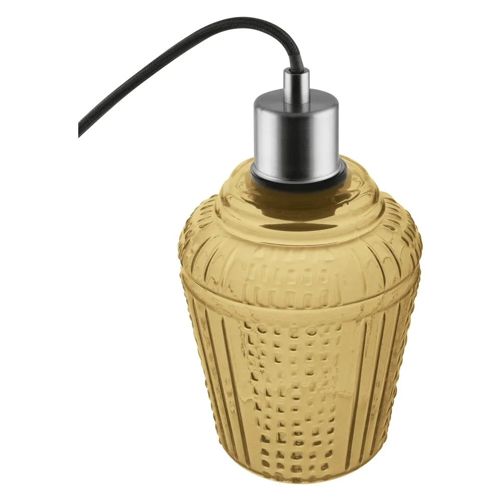 Ledvance 1906 Carved Hängeleuchte Schwarz, 1-flammig 4058075217263