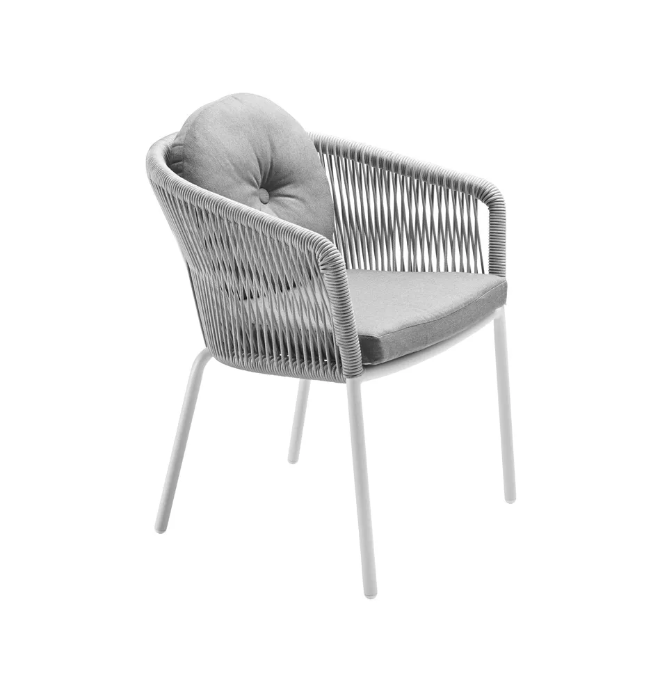 Solpuri Loop Dining Sessel inkl. Sitzpolster/Rückenkissen versch. Farben