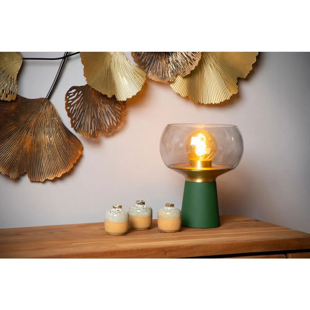 Lucide FARRIS Tischleuchte Grün, 1-flammig