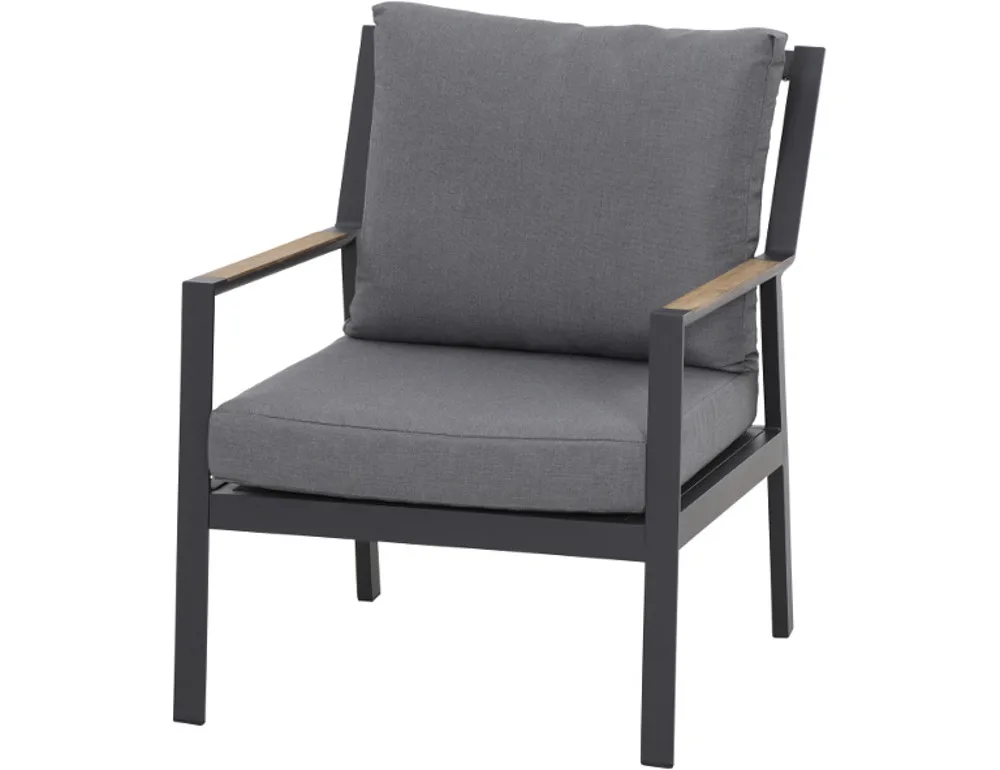 Siena Garden Londra Loungesessel Aluminium/Ranotex®-Gewebe inkl. Kissen