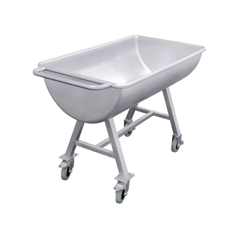 Mengmulde 150 l mit zwei Gleitfüßen