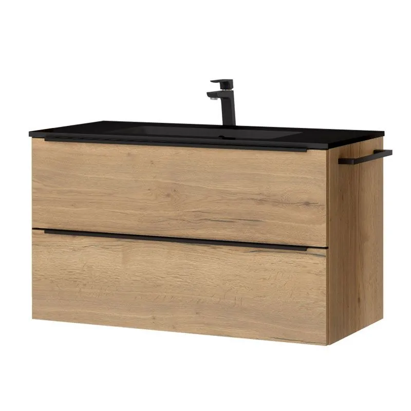 Nobilia City Line Waschtisch mit Unterschrank(NOB-1785-WT-WTU-SET-3-SW)