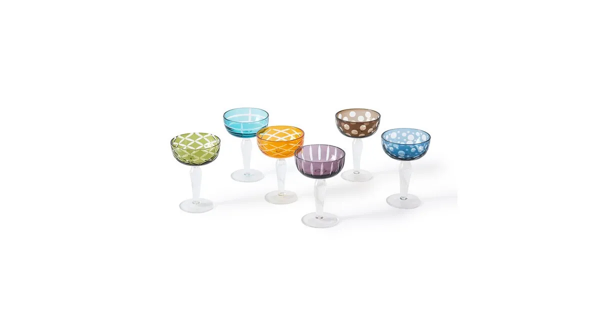 Cuttings Champagnerglas 6er Set H 14,5cm