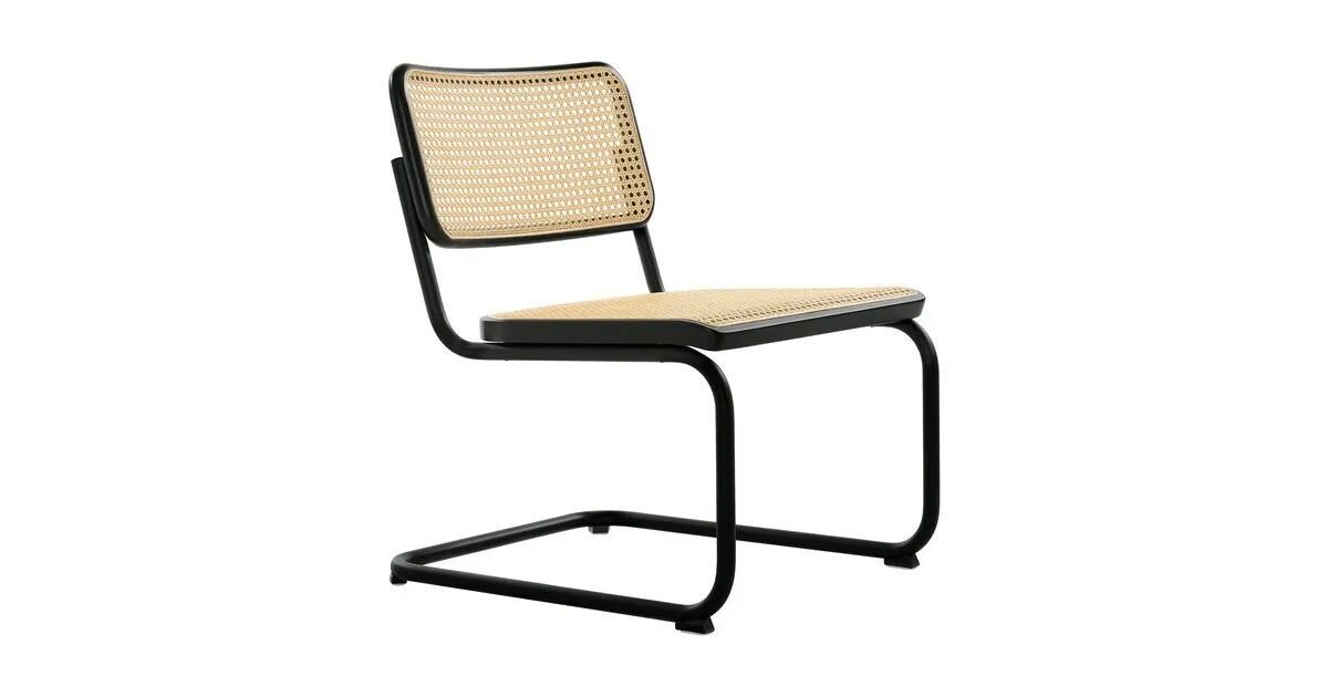 S 32 VL Freischwinger Lounge Stuhl Gestell schwarz