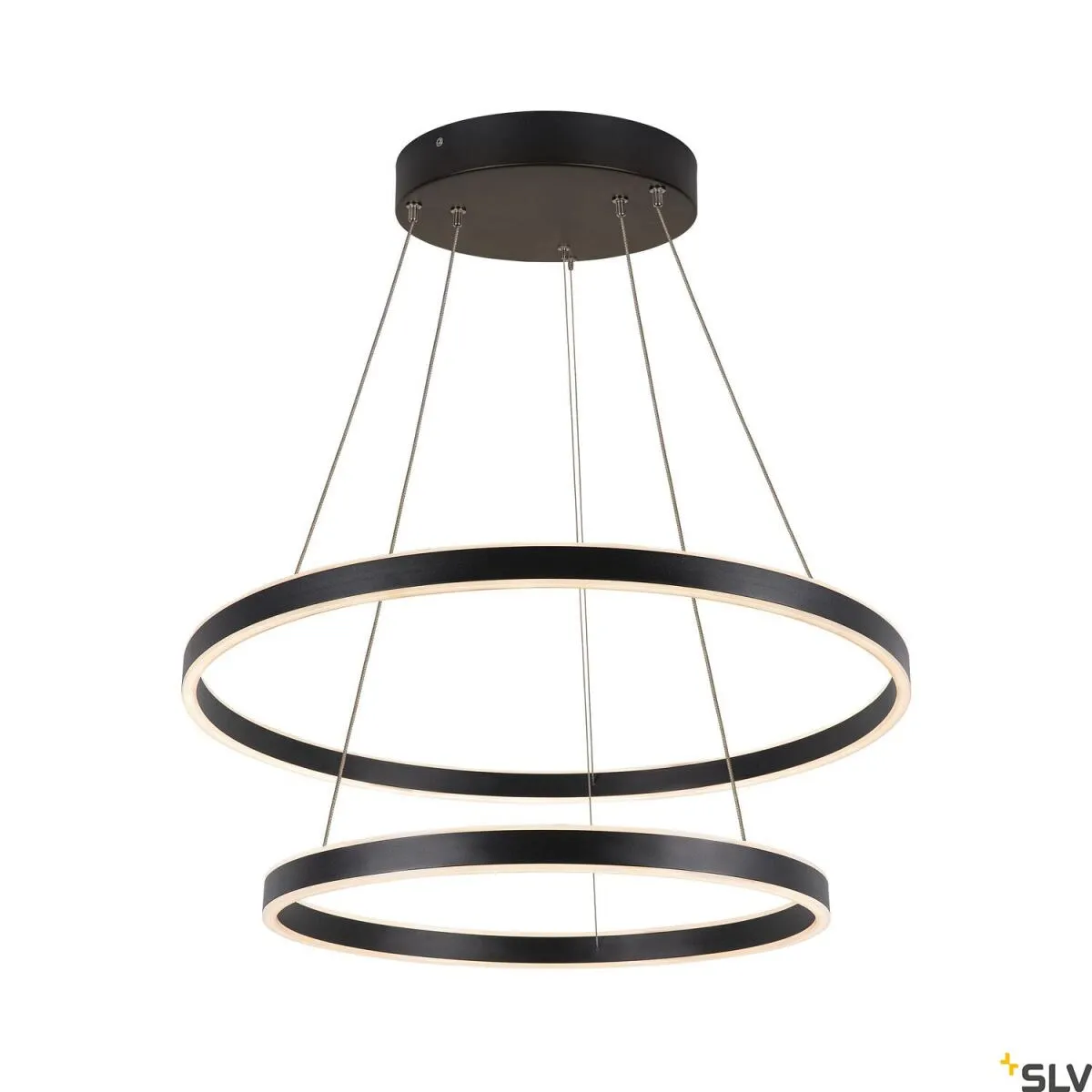 ONE DOUBLE PD DALI UP/DOWN, Indoor LED Pendelleuchte schwarz CCT switch 3000/4000K