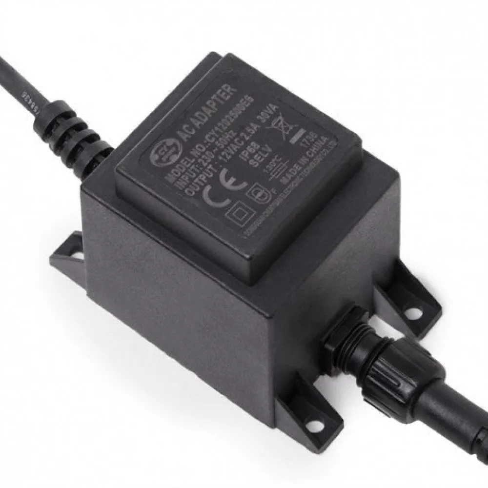 Transformator LED 30W 230VAC/24VAC Tauchbar IP68