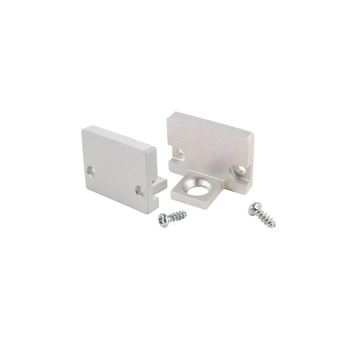 Reprofil, eindkap p-au-10-12 set 2 pc's, aluminium, geanodiseerd, lengte: 18,2 mm