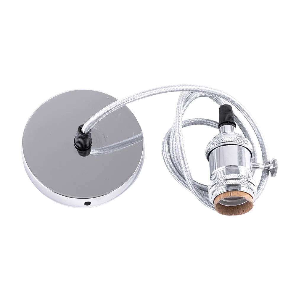 Pendel E27 Kabel 1000Mm 0,75Mm Stoff- Rosette SC-MPL003 [SC-MPL003]