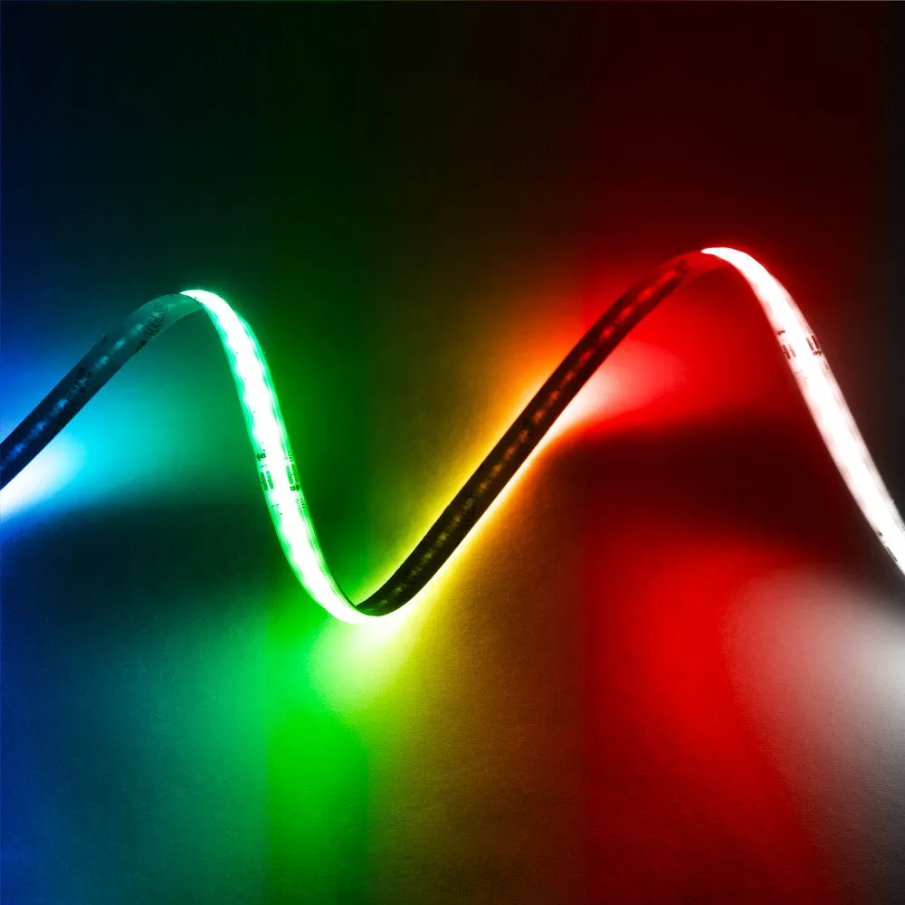 COB-LED-Streifen 5M 16W/M 672Lm/M RGB IP20 24VDC [SKY-FSLCOB-672L-10mm-RGB]