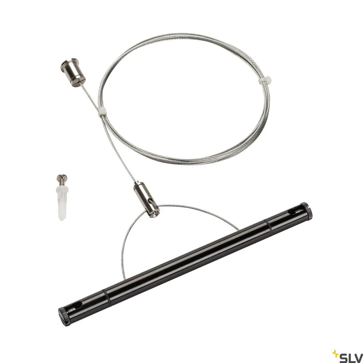 TENSEO Drahtseilabhängung, schwarz