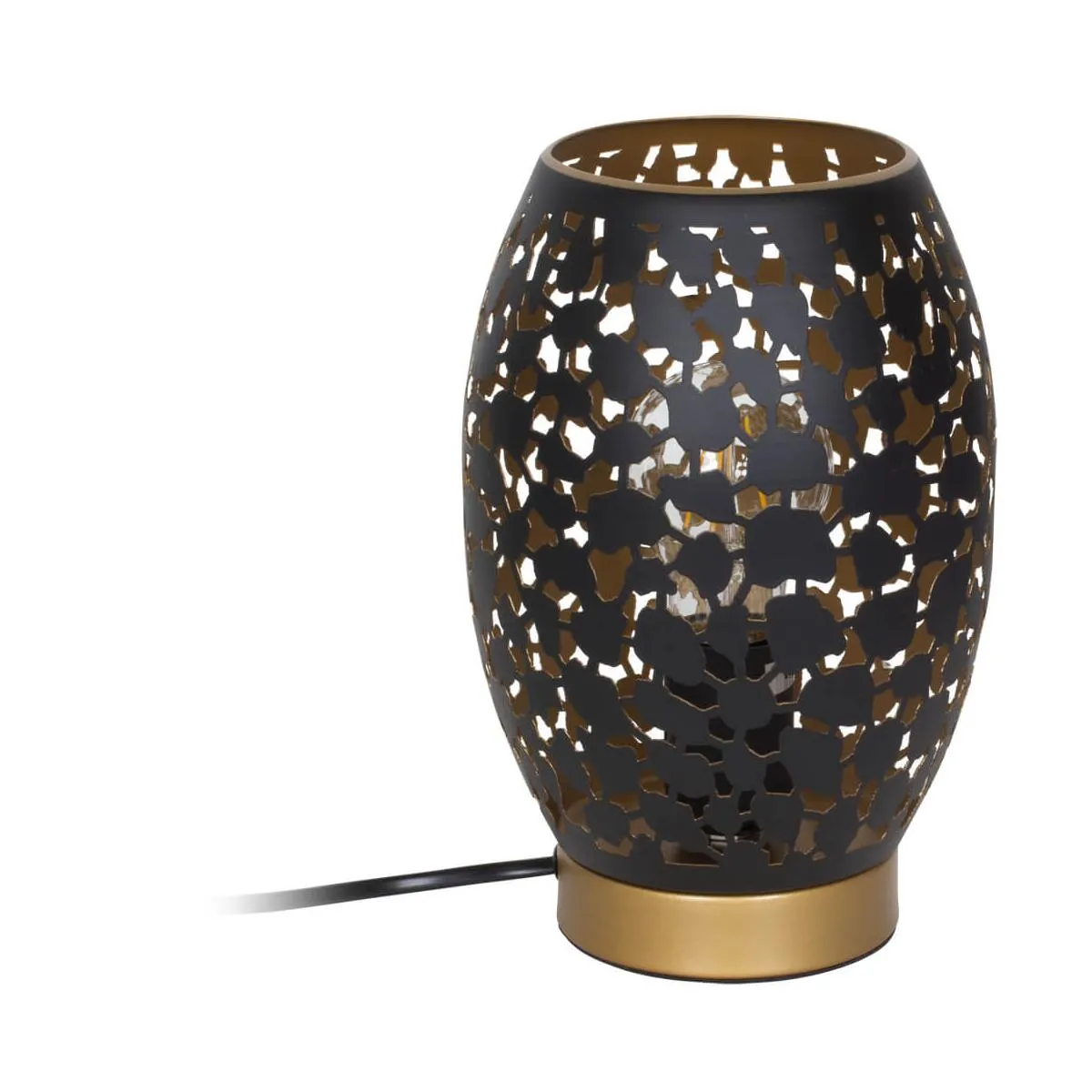 Tischleuchte Metalll schwarz 1 x E27/40W