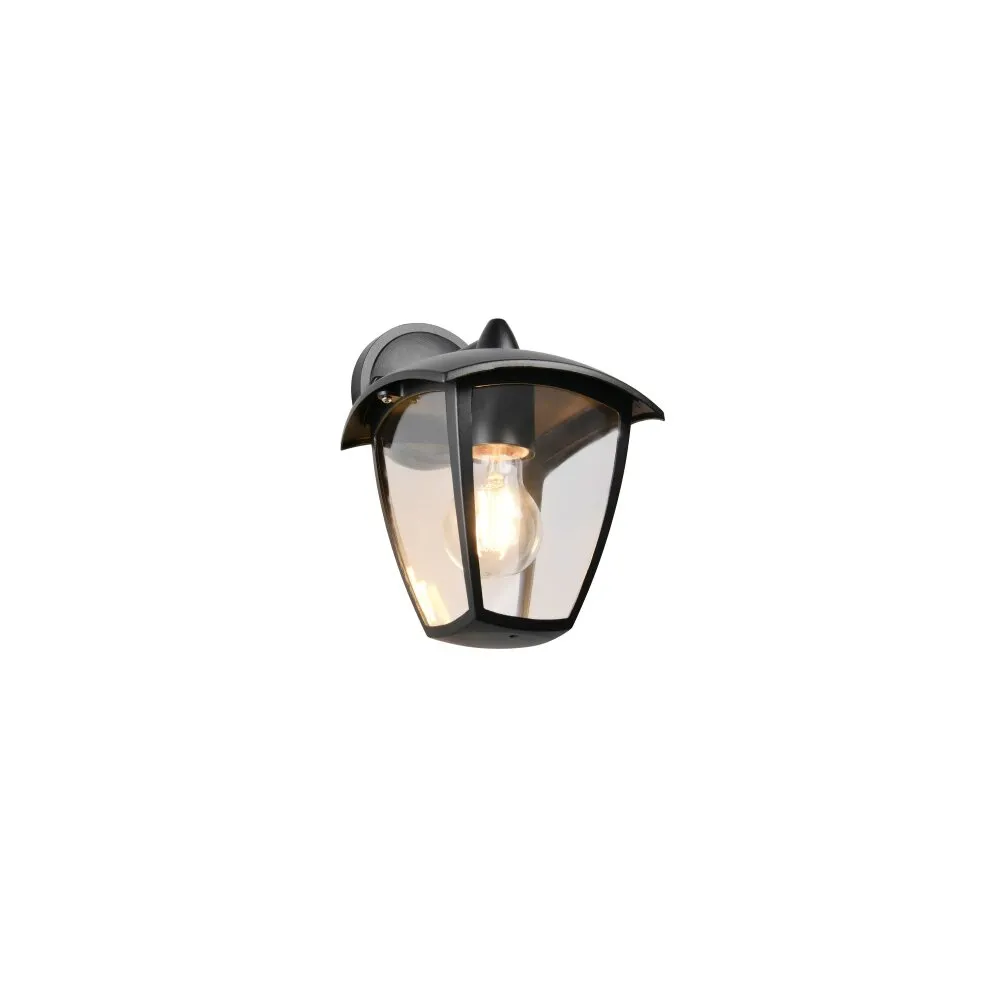 Trio VENTA Wandleuchte Schwarz, 1-flammig 263260132