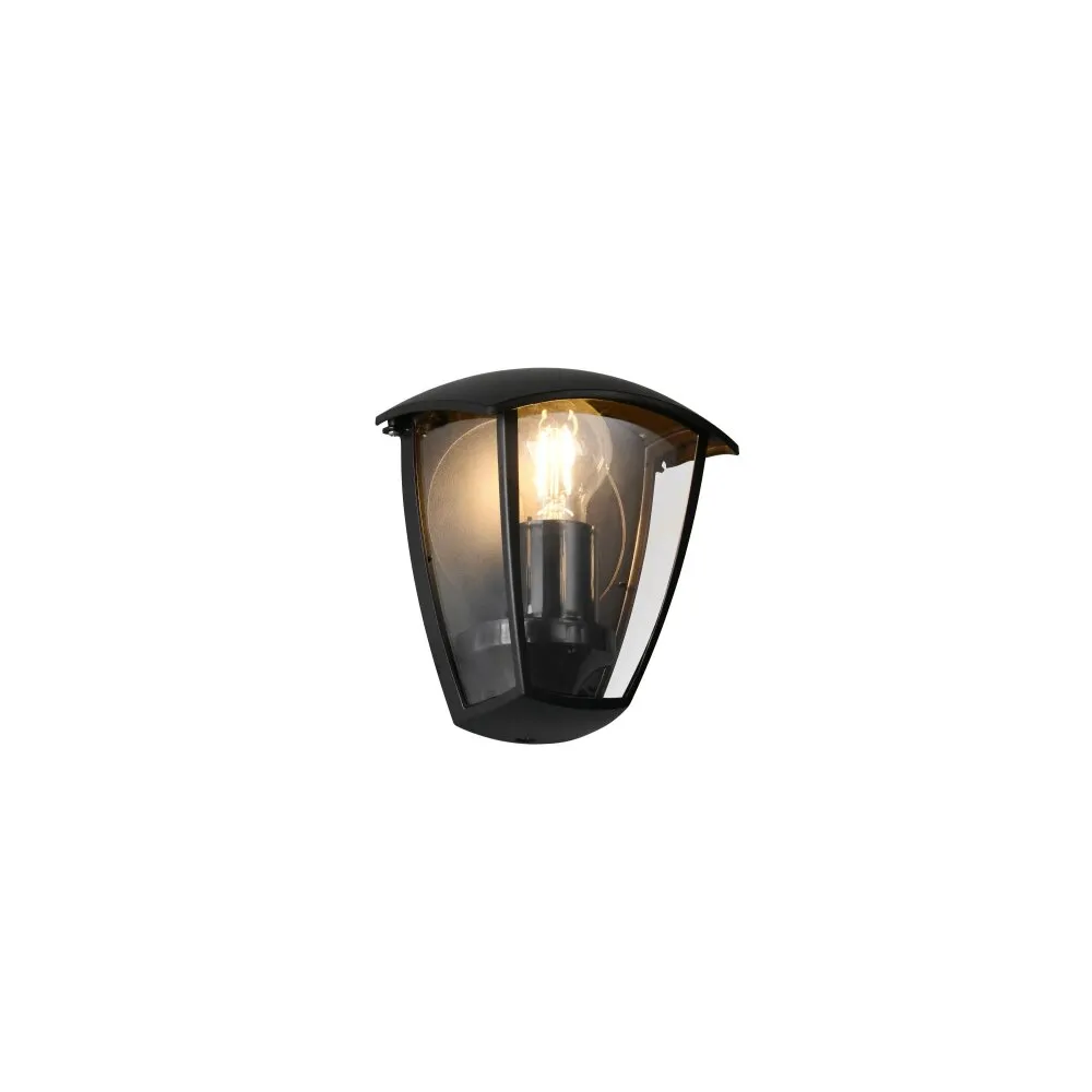 Trio VENTA Wandleuchte Schwarz, 1-flammig 263260332