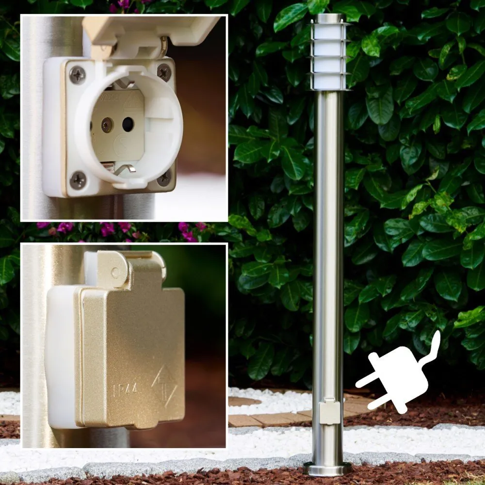 Tunes Wegeleuchte Edelstahl, 1-flammig H165073