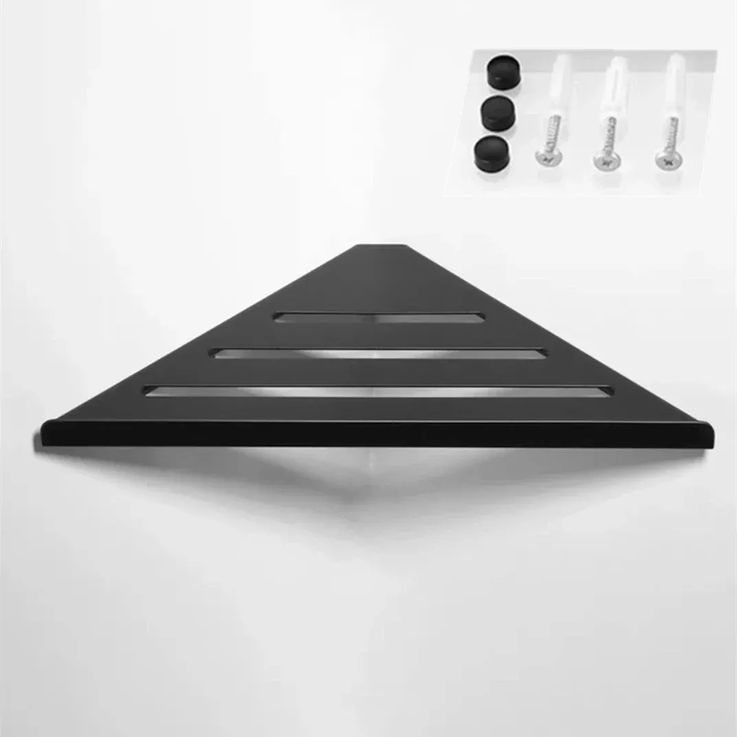 1-3 Schicht Aluminium Eckenorganisator Regal Badezimmer Aufbewahrungsregal