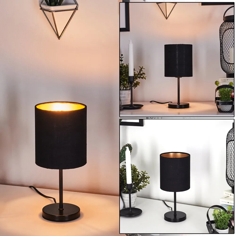 Varmo Tischleuchte Schwarz, 1-flammig H3569047