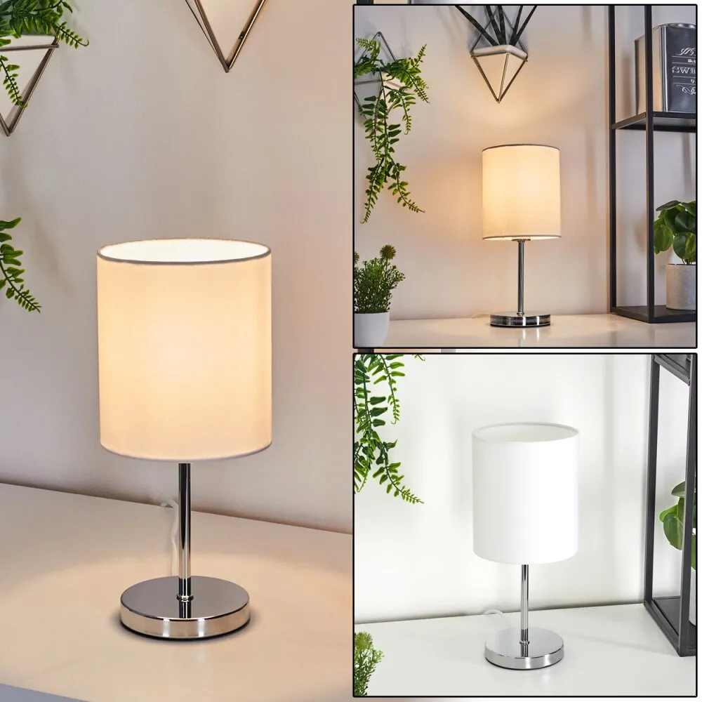 Varmo Tischleuchte Chrom, 1-flammig H3578407