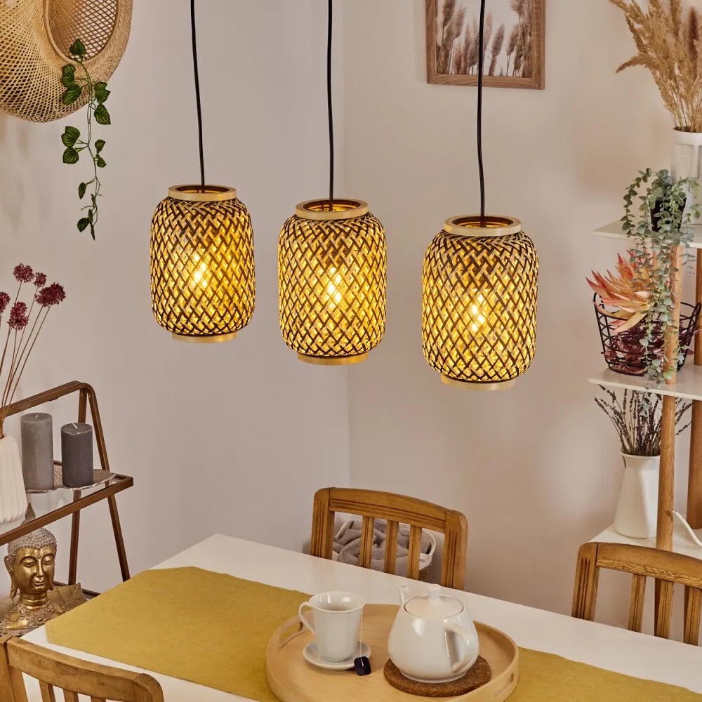 Venus Pendelleuchte Schwarz, 3-flammig