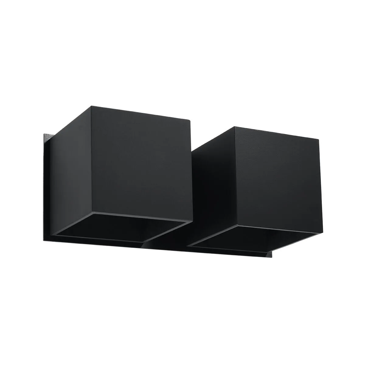 Wandleuchte QUAD 2 schwarz
